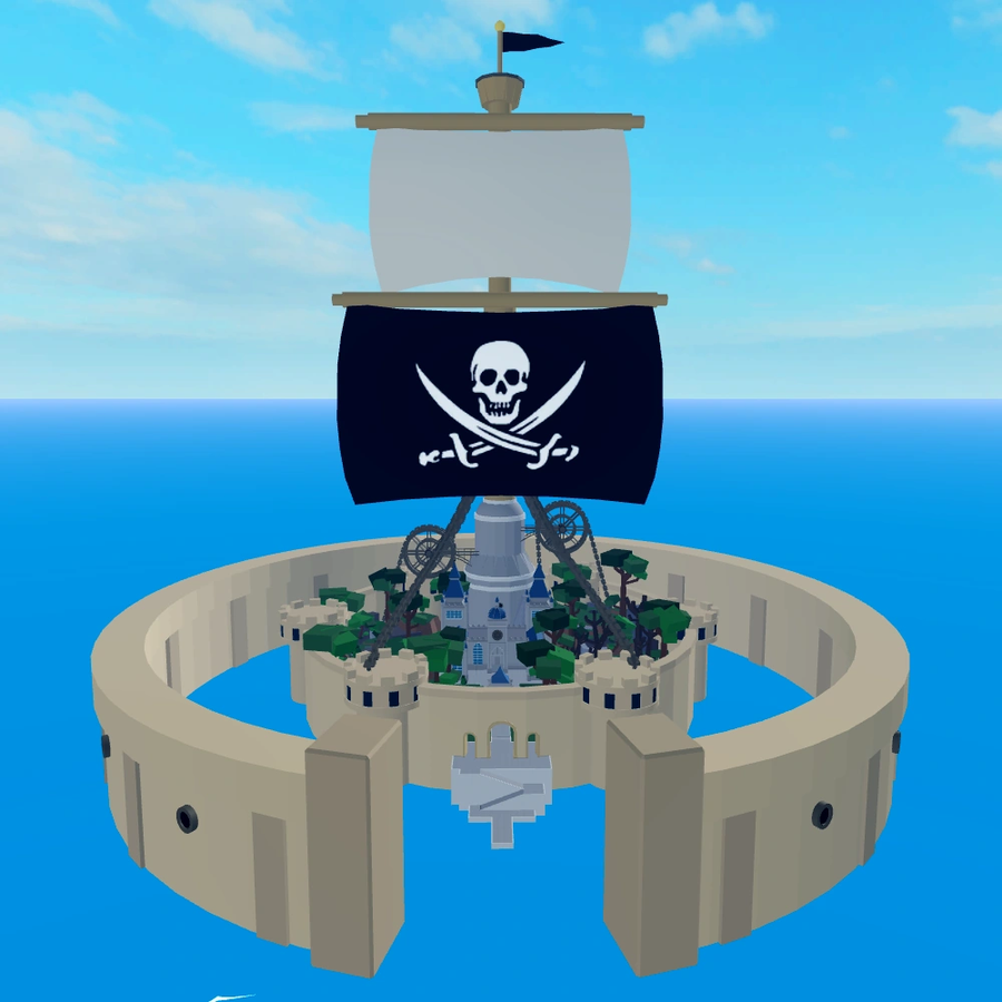 鬧鬼城堡（Haunted Castle）示意圖：死亡之王位於墓園陵墓